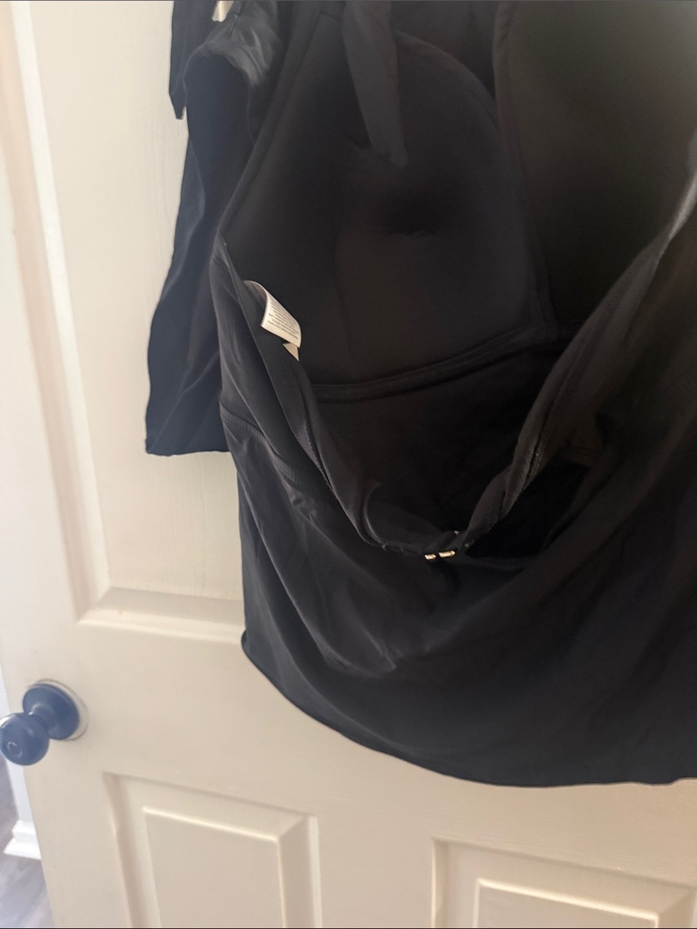 Time and Tru Black Halter One-Piece Swimsuit - Picture 5 of 5